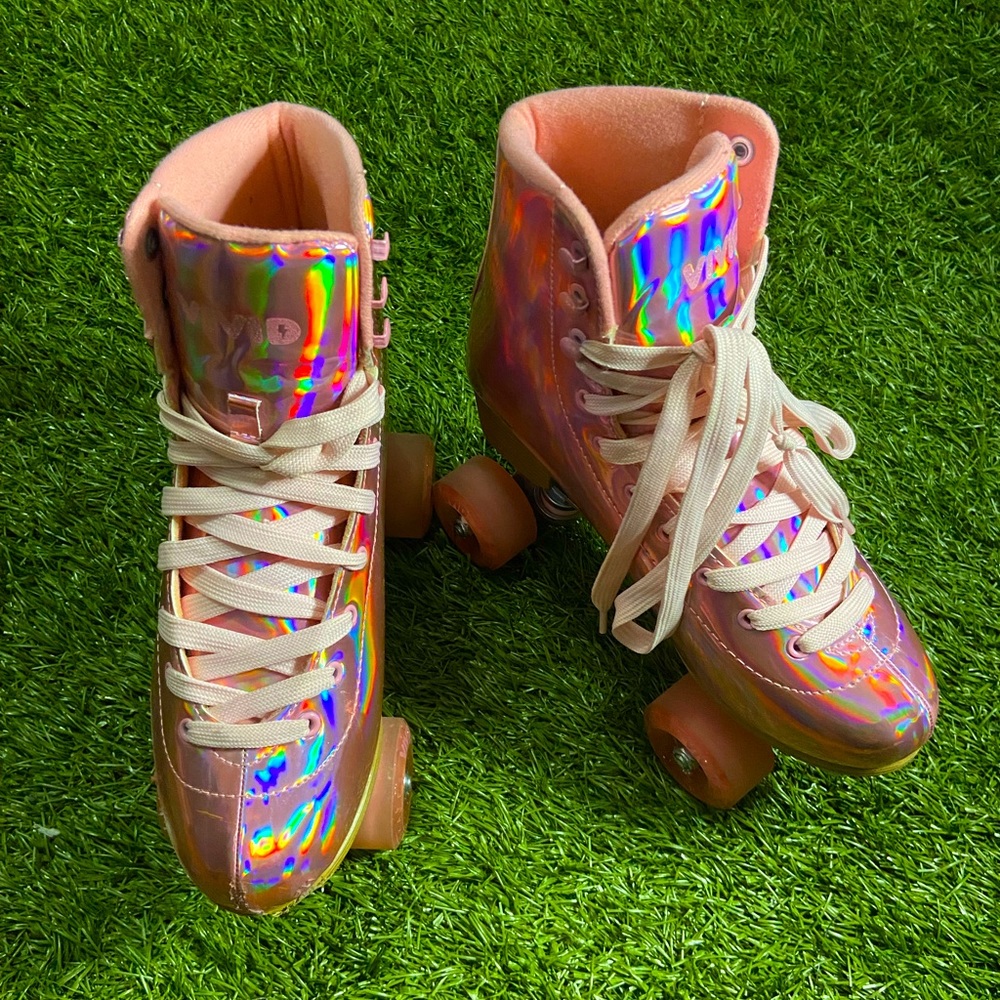 Vivid Pink Prisma Roller Skates